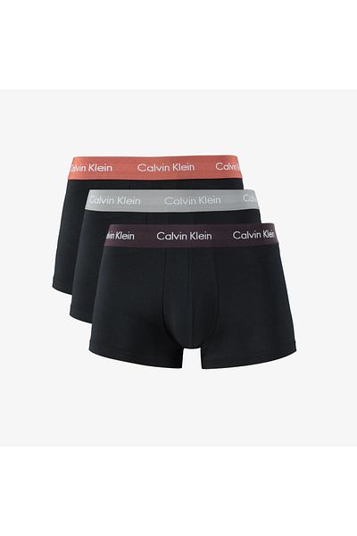 Calvin Klein Low Rise Trunk 3er-Pack schwarze Herren-Boxershorts