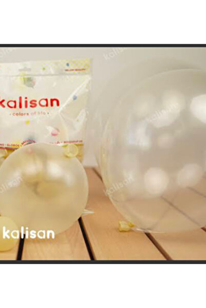 Çemrek Süs Parti Kalisan Balon 12 İnç Dekorasyon Balonu 100 lü Paket