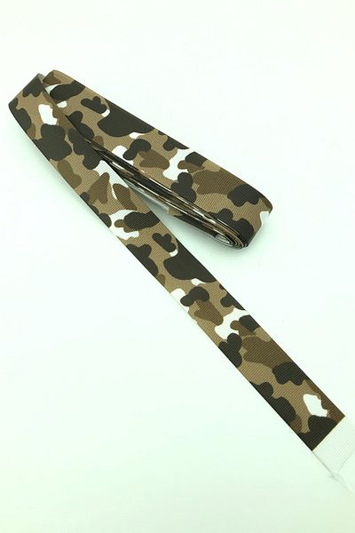 Hayalperest boncuk Καμουφλάζ τυπωμένη κορδέλα Grosgrain