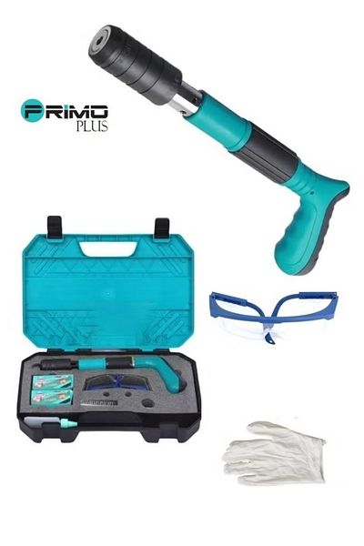 Primo Plus Pneumatic nail drill for steel piercing and multi-color riveting