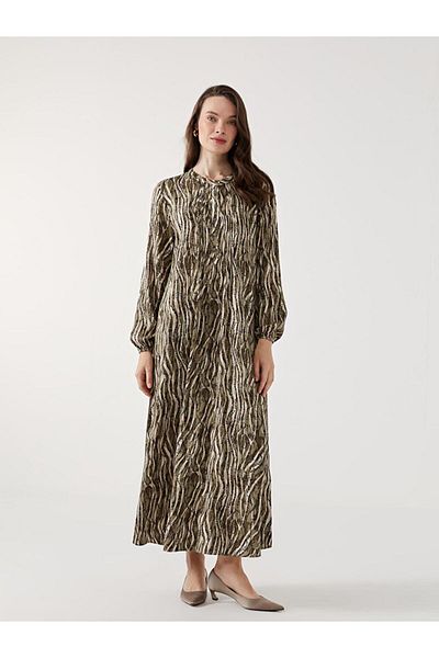 LC Waikiki Lcw Grace Crew Neck Floral Women's Dress