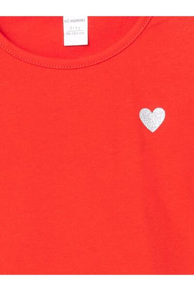 LC Waikiki Lcw Kids Crew Neck Printed Girls' T-Shirt