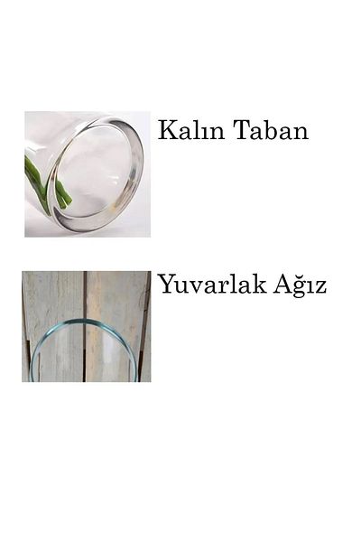 Paşabahçe Large Series Perforated Hand Fabrication - 20-30-40 Cm, Glass Thick Base
