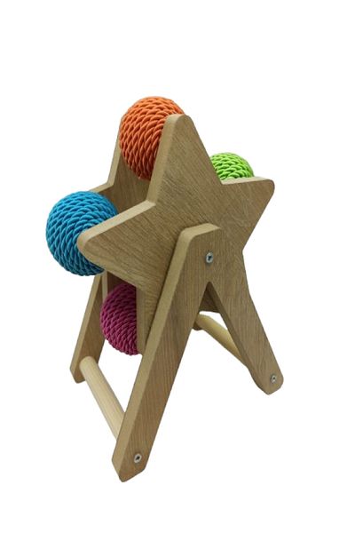 TİNEKE Cat Scalloping Toy Five Colors Swively Cat Toy