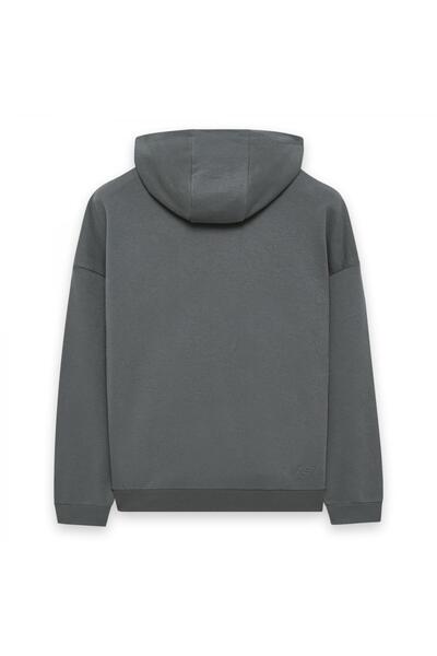 SKECHERS S242110 M Essential Hoodie Antrasit Erkek Sweatshirt