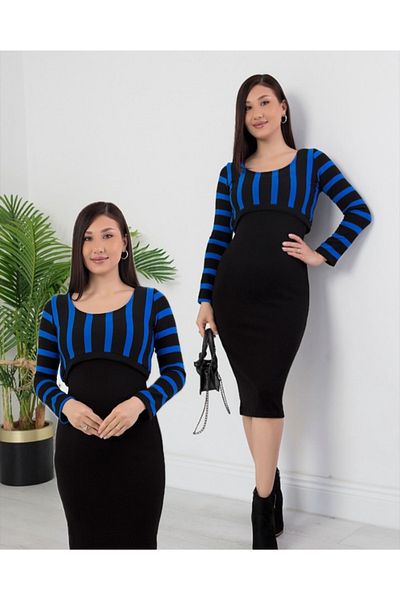 modaserdem Bustieră cu mânecă lungă și bretele pentru femei Mini rochie Produs de oportunitate Set din două piese