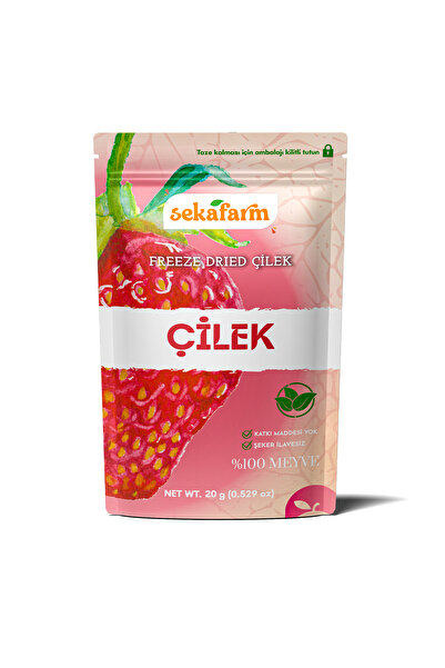 sekafarm Freeze Dried Çilek, Dondurularak Kurutulmuş Meyve Cipsi, Freeze Dry ...