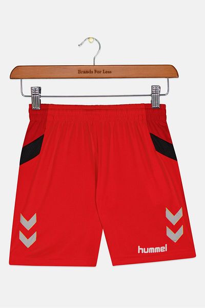 hummel Kids Boy Sportswear Fit Training Shorts, Red