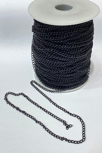 Hayalperest boncuk Black Metal Necklace - Bead Assortment Chain