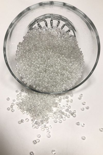Hayalperest boncuk Χάντρες άμμου 2 mm - Σκούρο διάφανο χρώμα