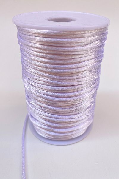 Hayalperest boncuk 10 Mt White Brit Rope Rat Tail