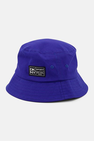 DKNY Sport Men Brand Logo Bucket Hat, Blue