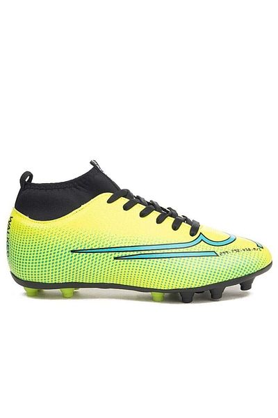 Walked Παπούτσια ποδοσφαίρου Astroturf Grass Gear Cleats με ψηλές κάλτσες στον αστράγαλο