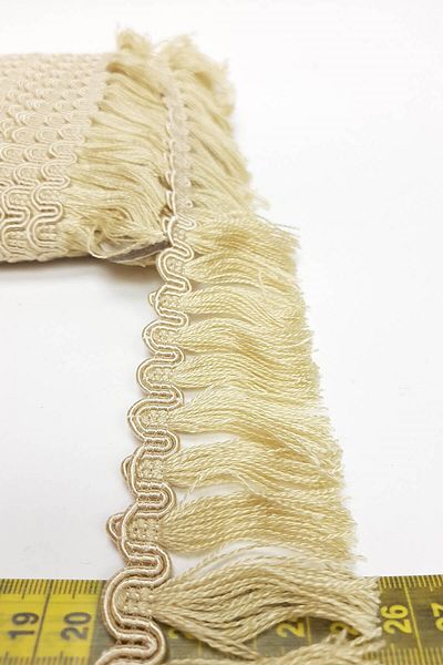 Hayalperest boncuk 5 cm Wide Waterway Patterned Tasseled Strip