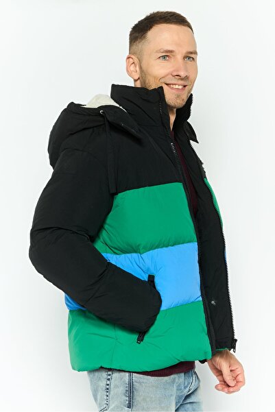 Tommy Hilfiger Tommy Jeans Men Embroidered Logo Puffer Jacket, Multicolor