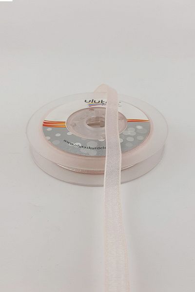 Hayalperest boncuk Panglică Pudră 1 Cm 20 Mt
