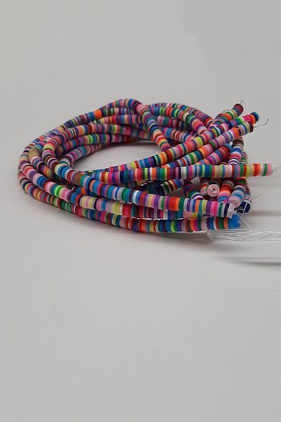 Hayalperest boncuk Colorful Fimo Dough Beads 6mm