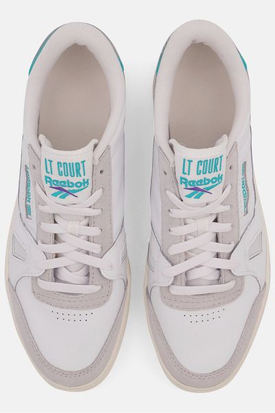 Reebok Men Lt Court Lace Up Tennis Shoes, White