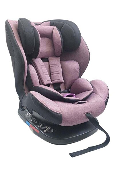 BabyCara مقعد سيارة أمان يدور 360 درجة مع ISOFIX وحزام علوي من عمر 0 إلى 12 ع...