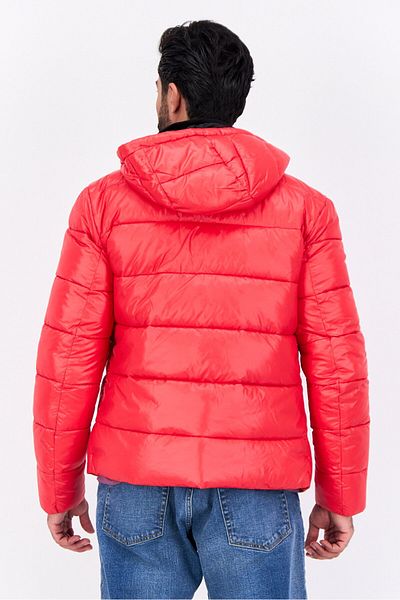 Hugo Boss Men Quilted Puffer Jacket, Red