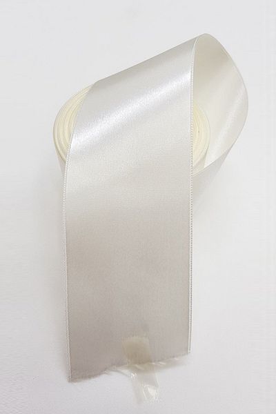 Hayalperest boncuk Panglică Satin Cremă 6cm