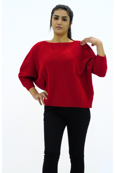 Sementa Kayık Yaka Triko Kazak