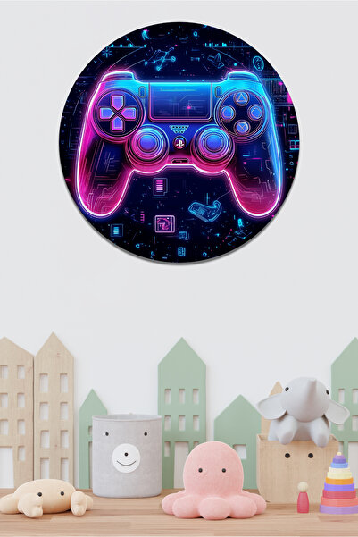 KOSS Dijital Autocolant rotund pentru consola de jocuri colorată, autocolant ...