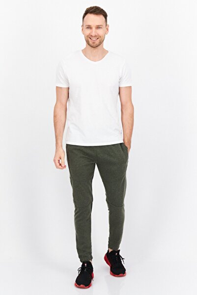 Burnside Men Regular Fit Plain Sweatpants, Olive