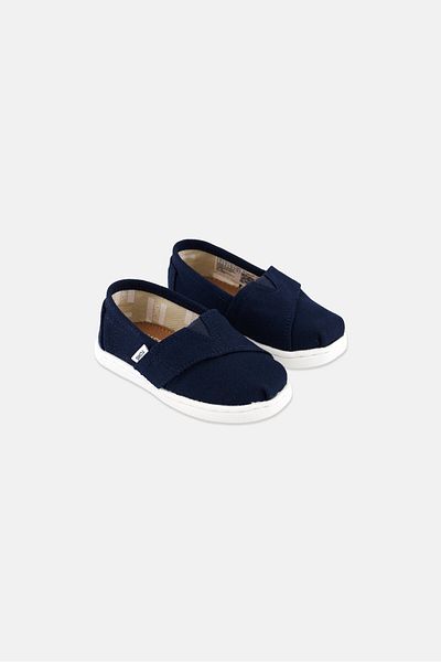 Toms Toddlers Boy Velcro Casual Shoes, Navy