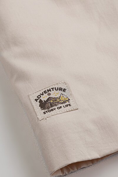 Bombili Muslin Blouse, Elastic Waist Pants and Hooded Coat for Boys - Set of 3