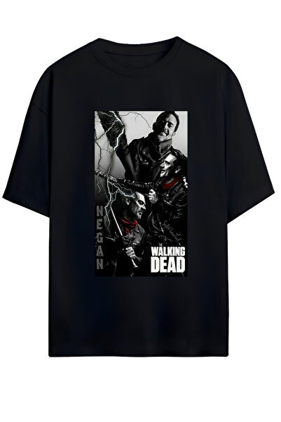 MAGORS THE WALKING DEAD DESIGN TRIOU OVERSIZE BUMBAC DE ÎNALTĂ CALITATE DE IM...