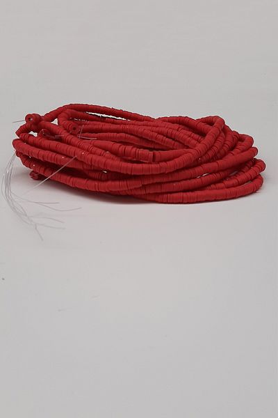 Hayalperest boncuk Κόκκινες χάντρες ζύμης Fimo 6mm