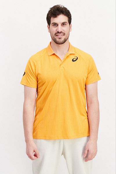 Asics Men Sportswear Fit Tennis Polo Shirt, Orange