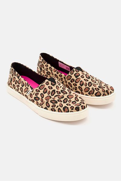 Toms Women Leopard Print ALPCP Casual Shoes, Black
