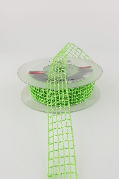 Hayalperest boncuk Panglică din plasă verde 10 Mt