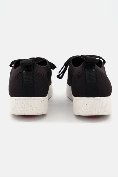 Fitflop حذاء رياضي برباط للنساء، أسود