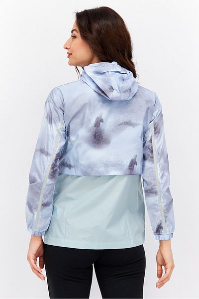 adidas Women Sportswear Fit Training Softshell Jacket, Light Blue