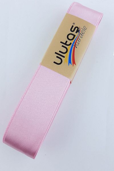 Hayalperest boncuk Ανοιχτό Baby Pink Σατέν Κορδέλα 3 εκ. 10 Mt