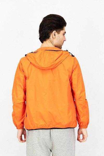 Sorbino Men Plain Windbreaker Jacket, Orange
