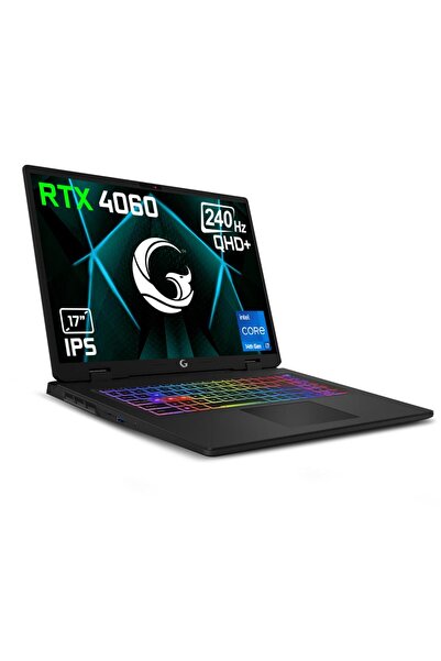 Game Garaj Slayer4 7XL-4060 C2 Intel Core i7 14700HX 32GB RAM 1TB SSD RTX4060 17" QHD 240Hz IPS Free