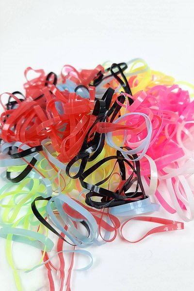 Hayalperest boncuk Colorful Rubber Hair Braid Set