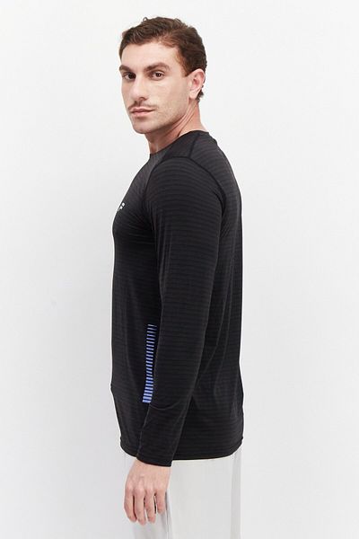 Fila Men Sportswear Fit Brand Logo Training T Shirt, Black