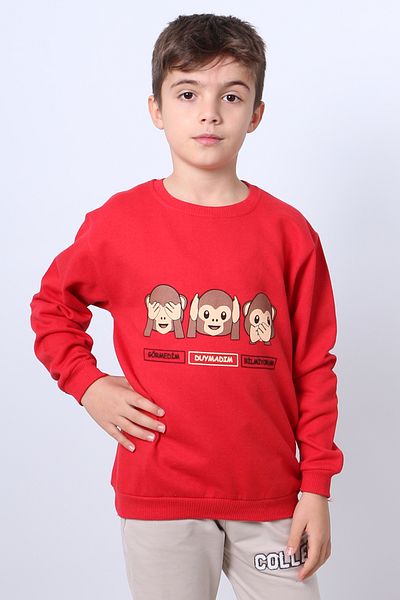 HÇM Boy's E34 - Raster Sweat Character and Rib