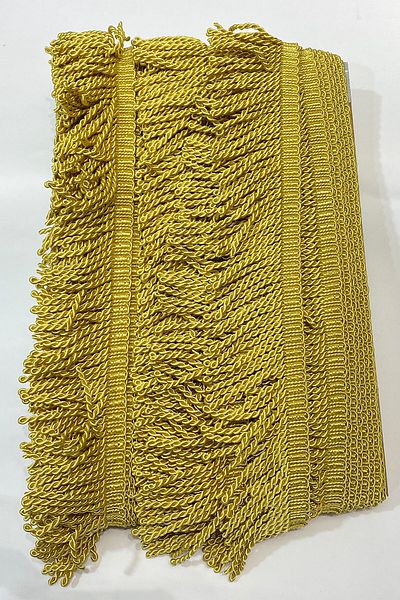 Hayalperest boncuk Mustard Yellow Bouillon Fringe Tassel