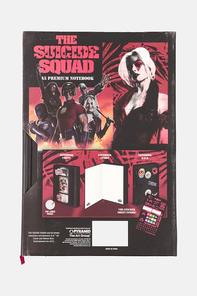Pyramid The Suicide Squad A5 Premium Notebook, Black