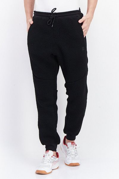 O'Neill Men Regular Fit Textured Sweatpants, Black