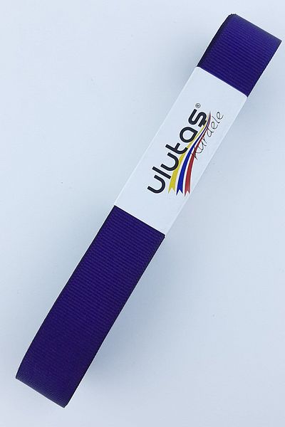 Hayalperest boncuk 2 εκ. Μωβ κορδέλα Grosgrain - 10 Mt