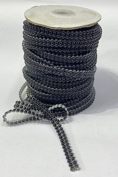 Hayalperest boncuk Πλαστική λωρίδα διπλής σειράς Half Pearl 4 Mm 10 Mt