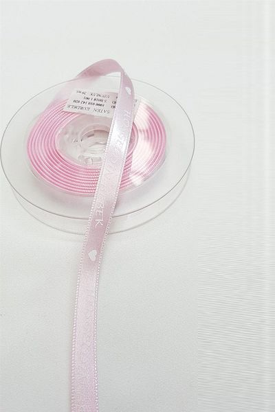 Hayalperest boncuk Μεσαία ροζ Grosgrain Κορδέλα με θέμα μωρό 1,5 εκ