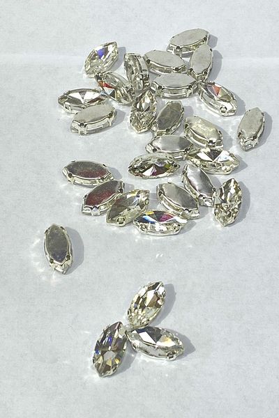 Hayalperest boncuk Glass Shuttle Stone 10 Pieces